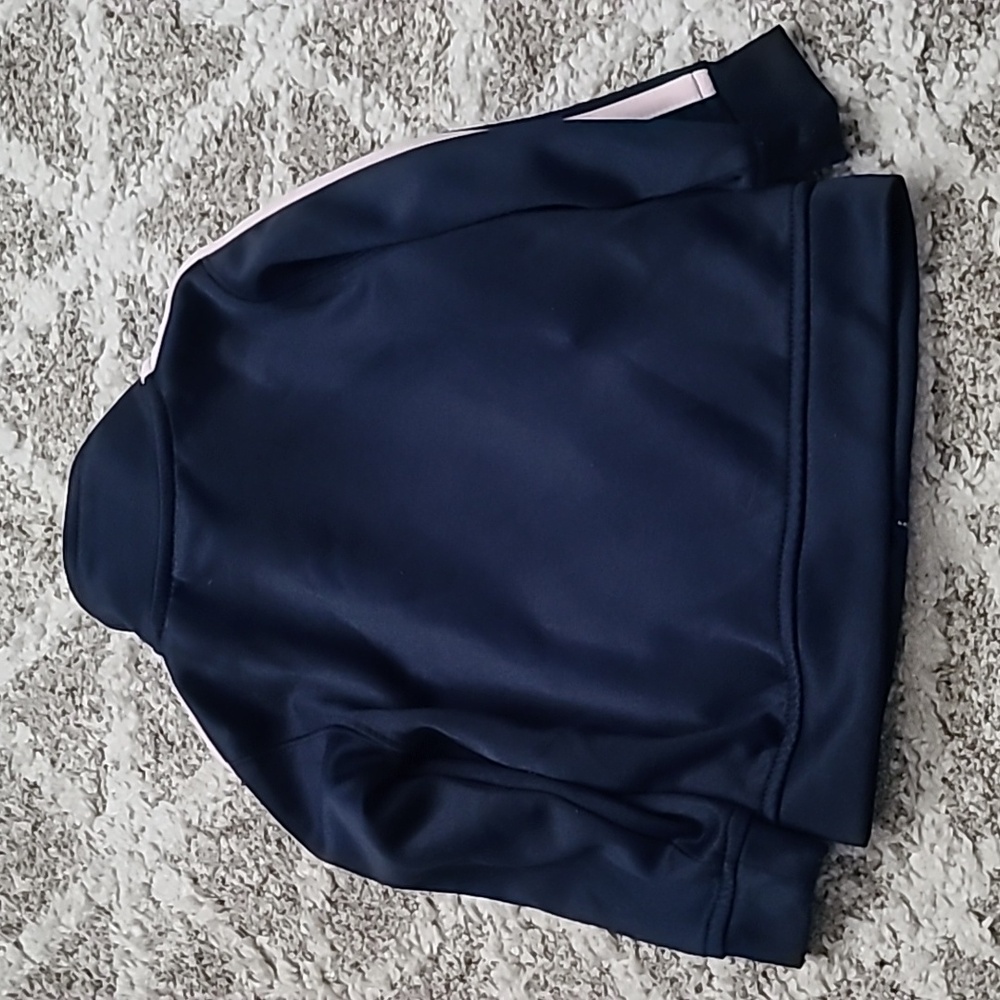 5/$25 Puma Navy and Light Pink Kids Track Jacket - Picture 4 of 6